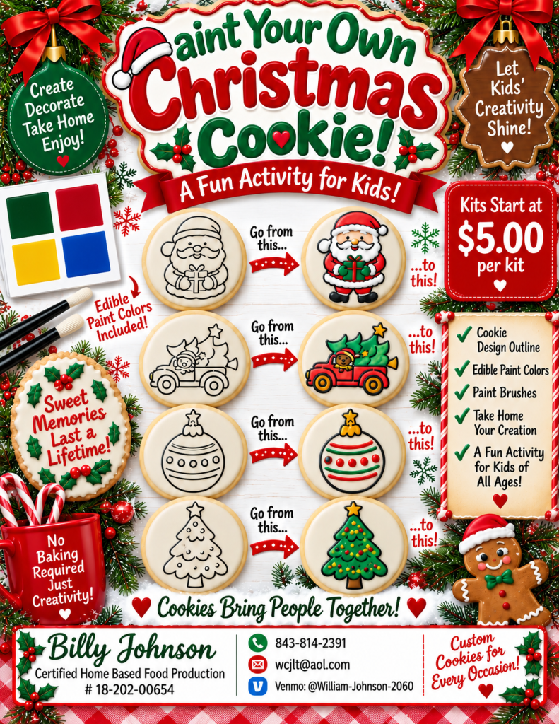 Birthday Party DIY Cookie Kit